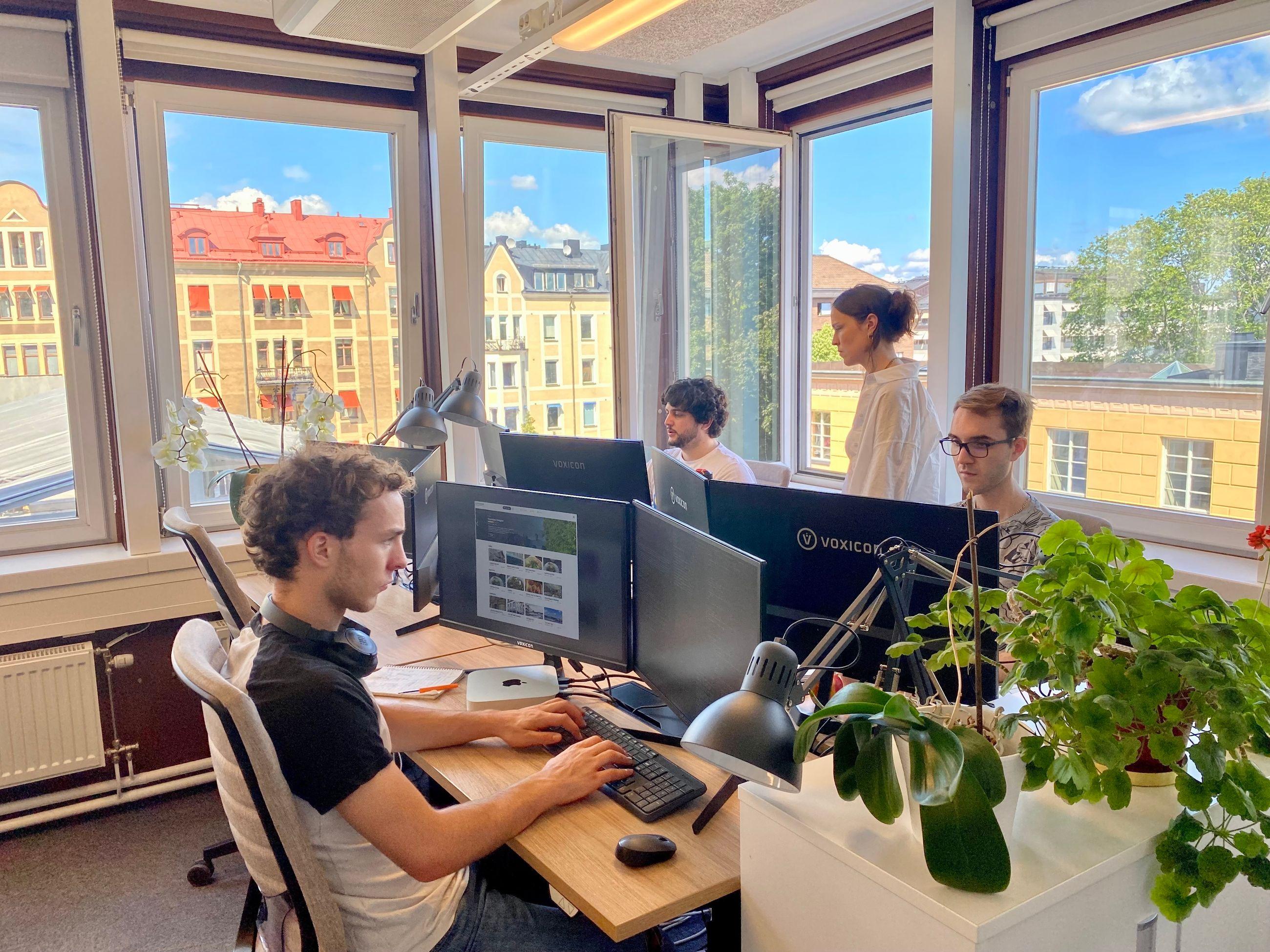 Cruncho office at Odenplan, Stockholm